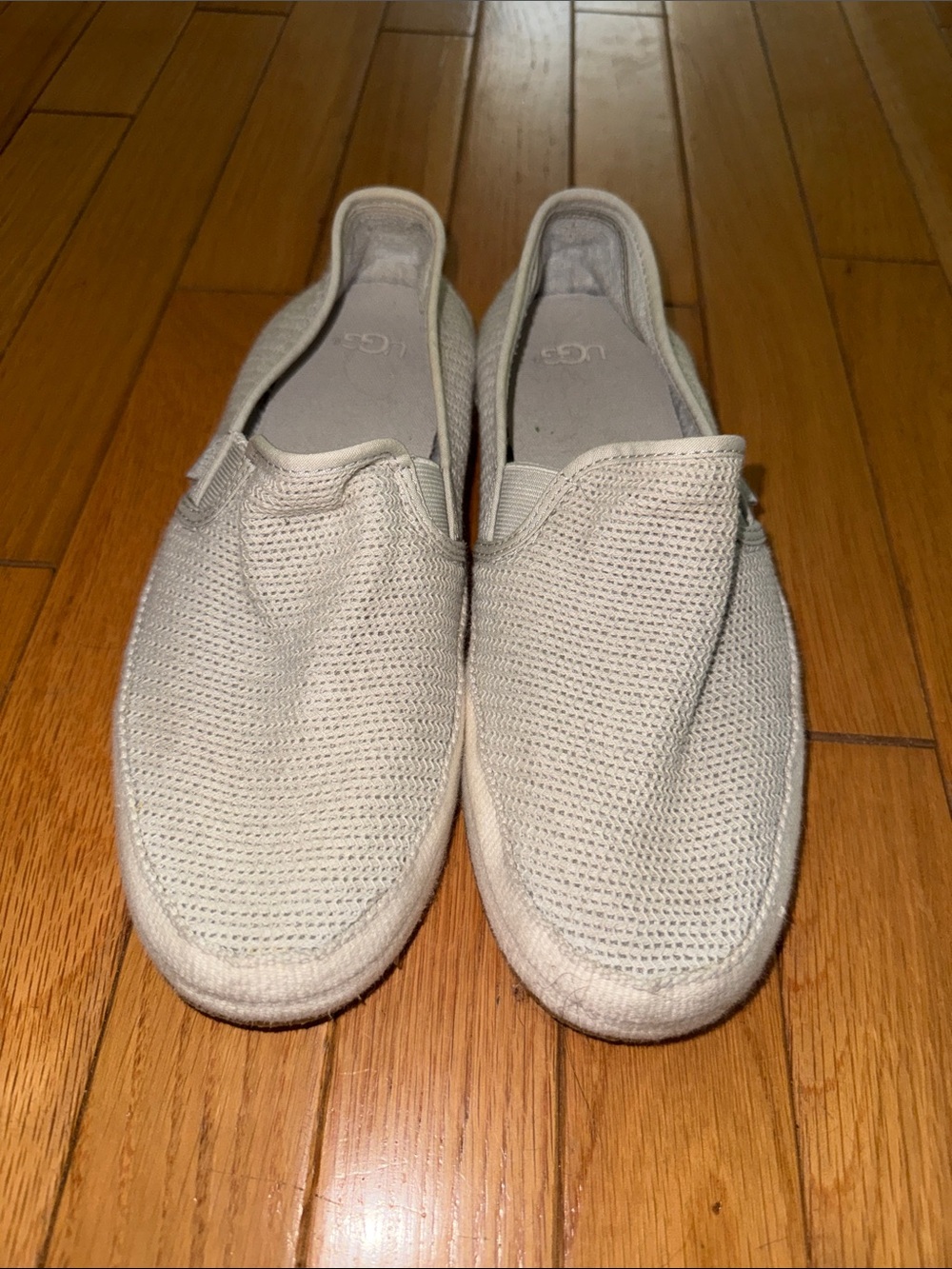 UGG women’s  Slip-On Knit Casual Shoes in Light Gray